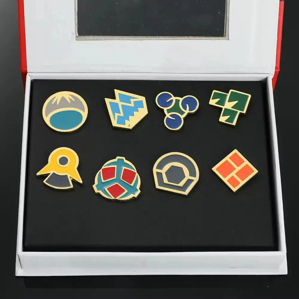 Pokemon Gym Badges Box Set