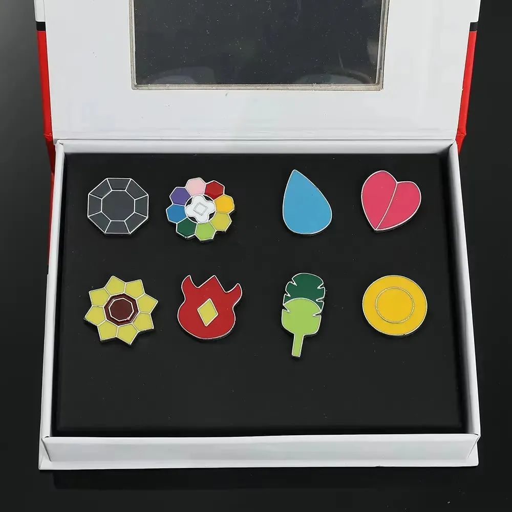 Pokemon Gym Badges Box Set