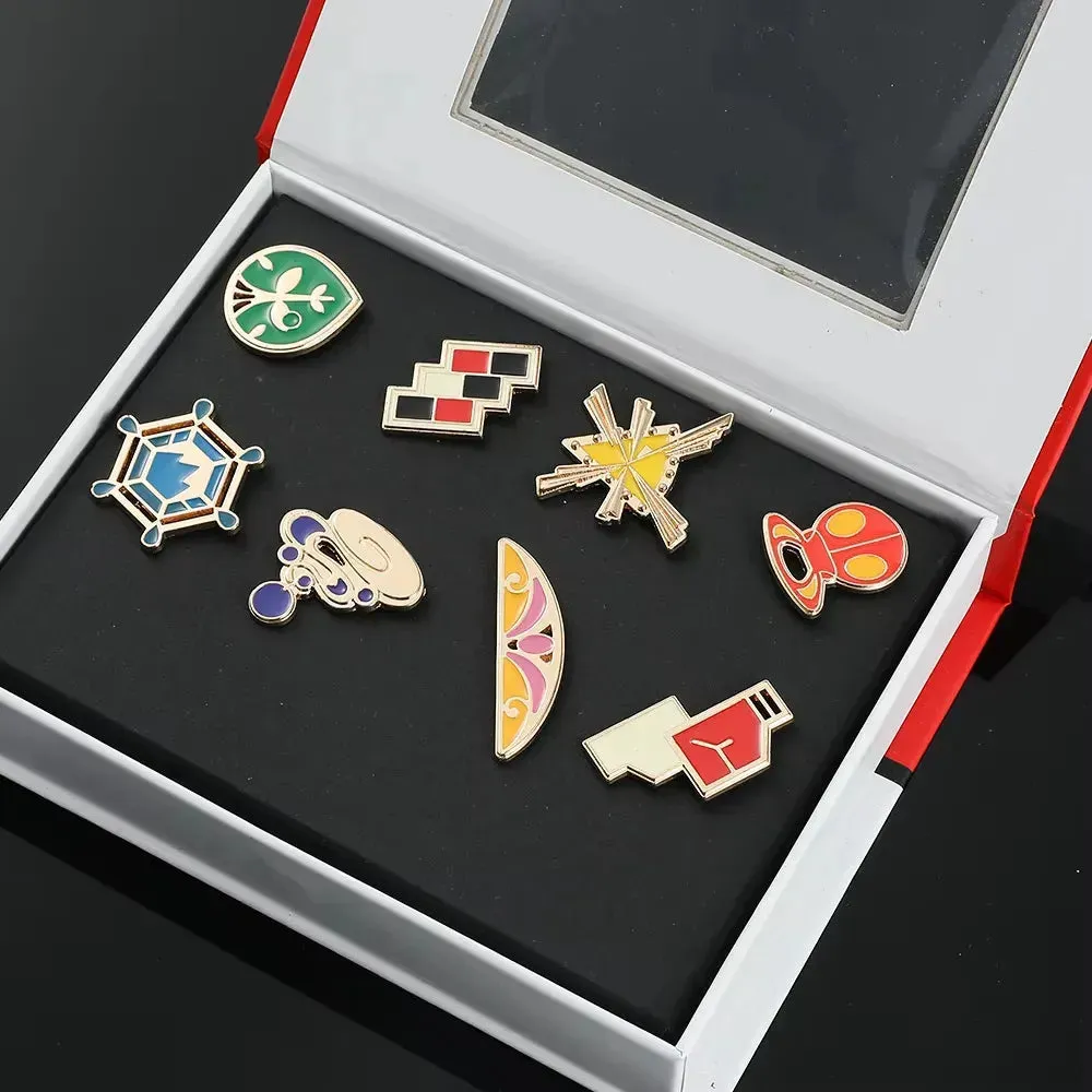 Pokemon Gym Badges Box Set