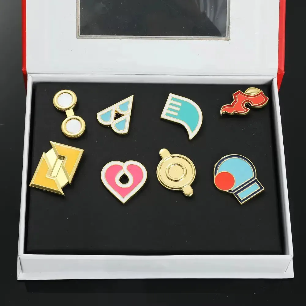 Pokemon Gym Badges Box Set