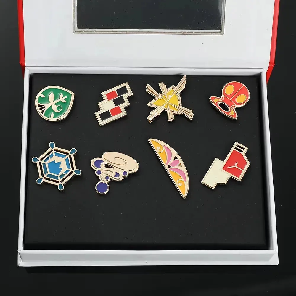 Pokemon Gym Badges Box Set