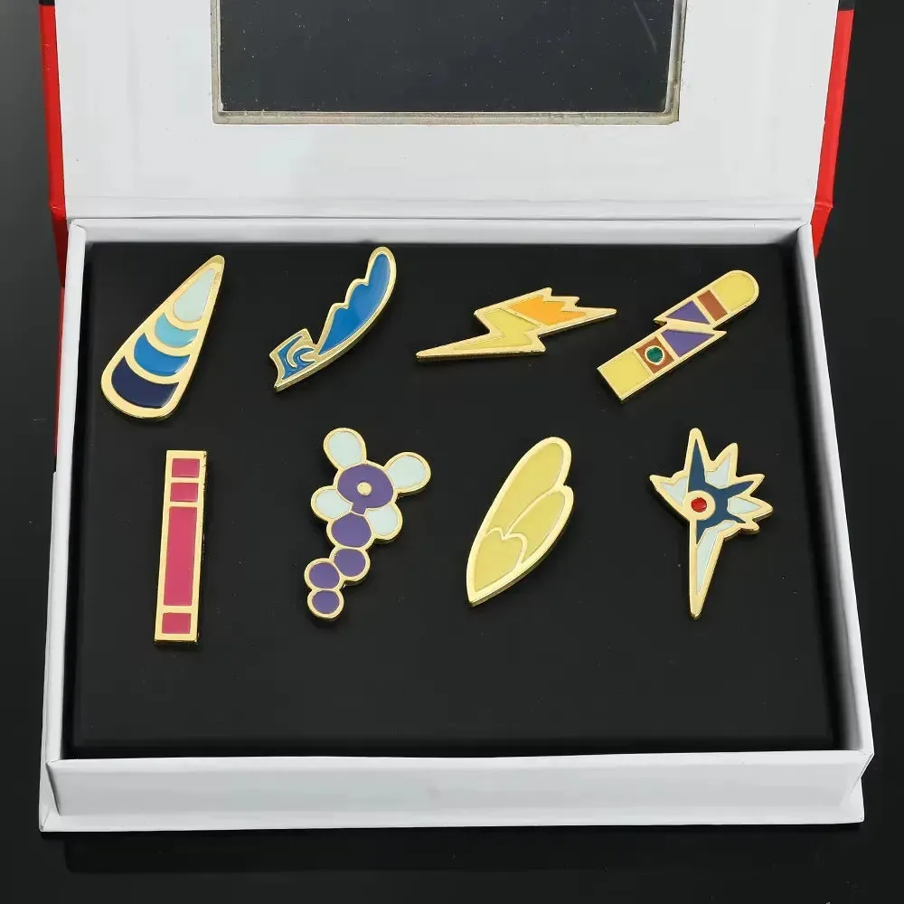 Pokemon Gym Badges Box Set
