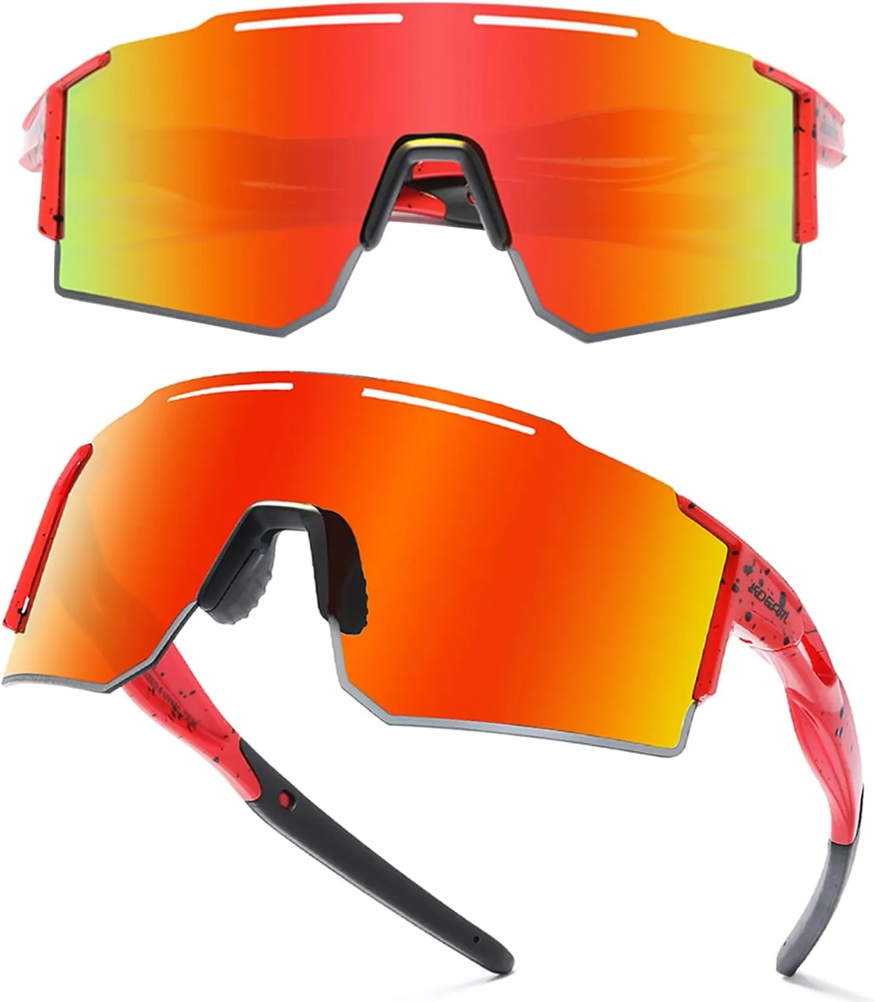 Polarized Sports Sunglasses for Men Women Ventilation Design Running Sunglasses Baseball Glasses UV400 Protection