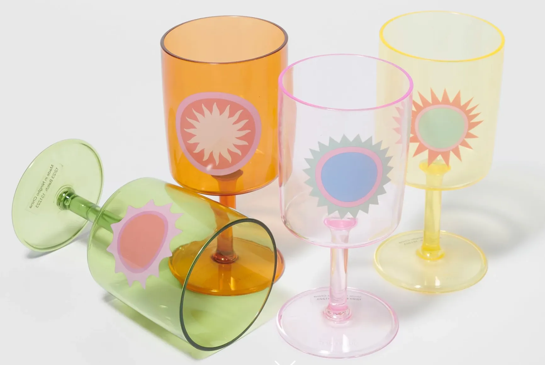 Poolside Wine Glass Set of 4
