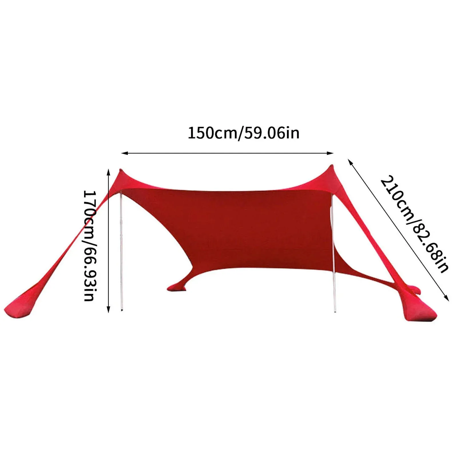 Portable Pop-Up Beach Tent Sun Shelter