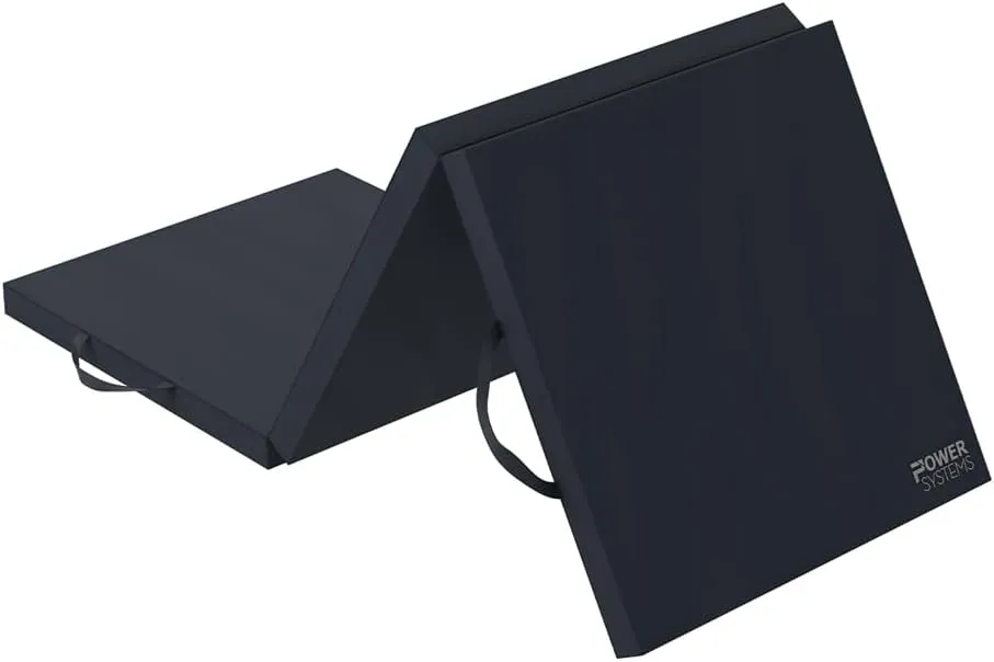 Power Systems Premium Gym Mat, Jet Black