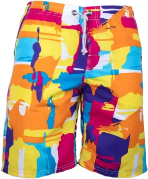 PREFER TO LIFE Men's Board Shorts, Quick Dry Swimwear Beach Holiday Party Bermuda Swim Big Pants …