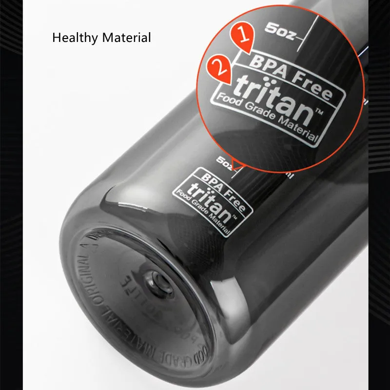 Premium Tritan Water Bottle – 1000ml/1500ml Portable Fitness Kettle with Straw, BPA-Free, Durable, Leak-Proof, Ideal for Gym, Running, Hiking, Outdoor Sports