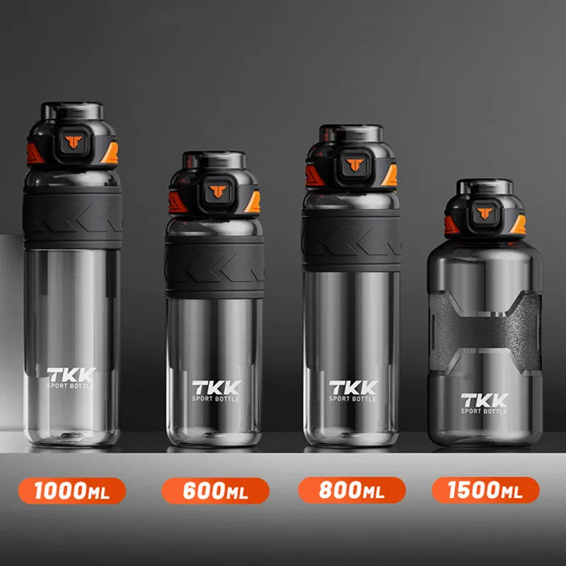 Premium Tritan Water Bottle – 1000ml/1500ml Portable Fitness Kettle with Straw, BPA-Free, Durable, Leak-Proof, Ideal for Gym, Running, Hiking, Outdoor Sports