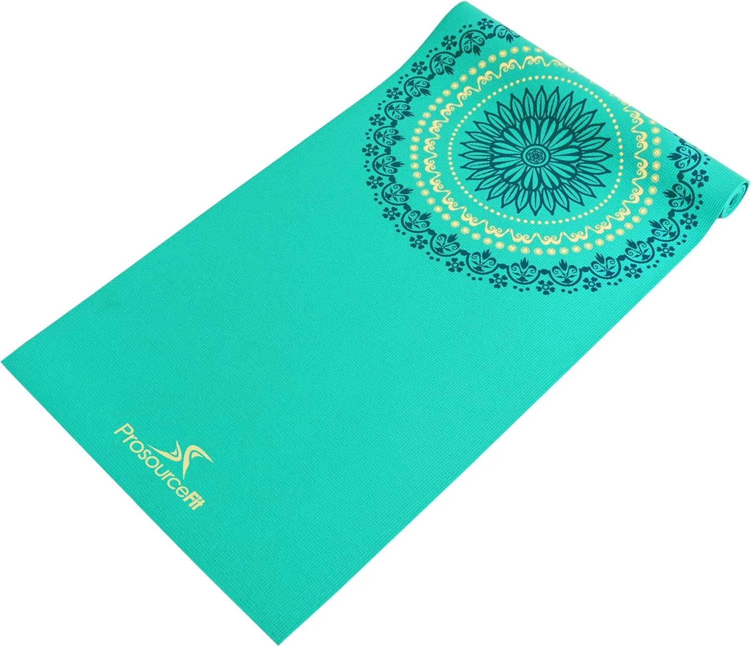 ProsourceFit Yoga Mats 3/16” (5mm) Thick for Comfort & Stability with Exclusive Printed Designs