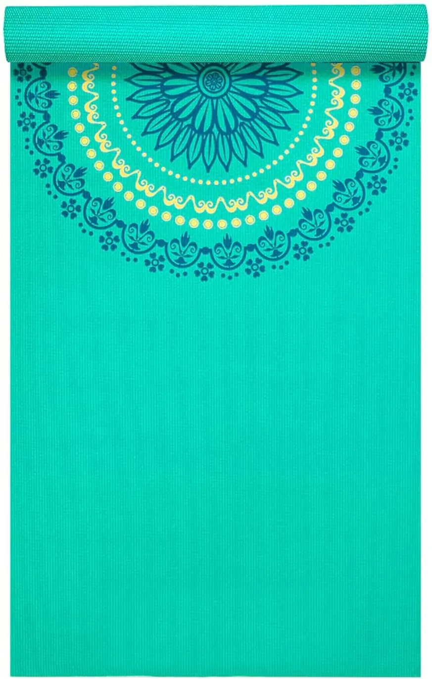 ProsourceFit Yoga Mats 3/16” (5mm) Thick for Comfort & Stability with Exclusive Printed Designs