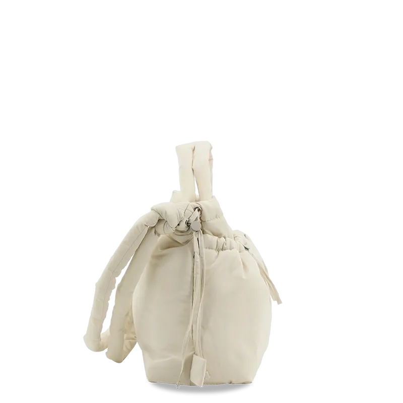 Puffy Tote in Beige