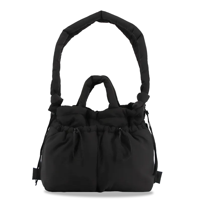 Puffy Tote in Black