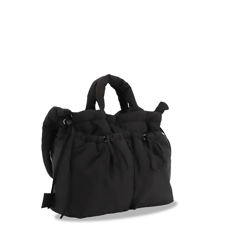Puffy Tote in Black