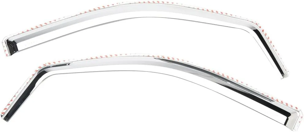 Putco Element Chrome Window Deflectors Fits Chevy Silverado/GMC Sierra/Chevy Suburban/GMC Yukon XL/Cadillac Escalade 1999-2007 - Set of 2 - in Channel Install