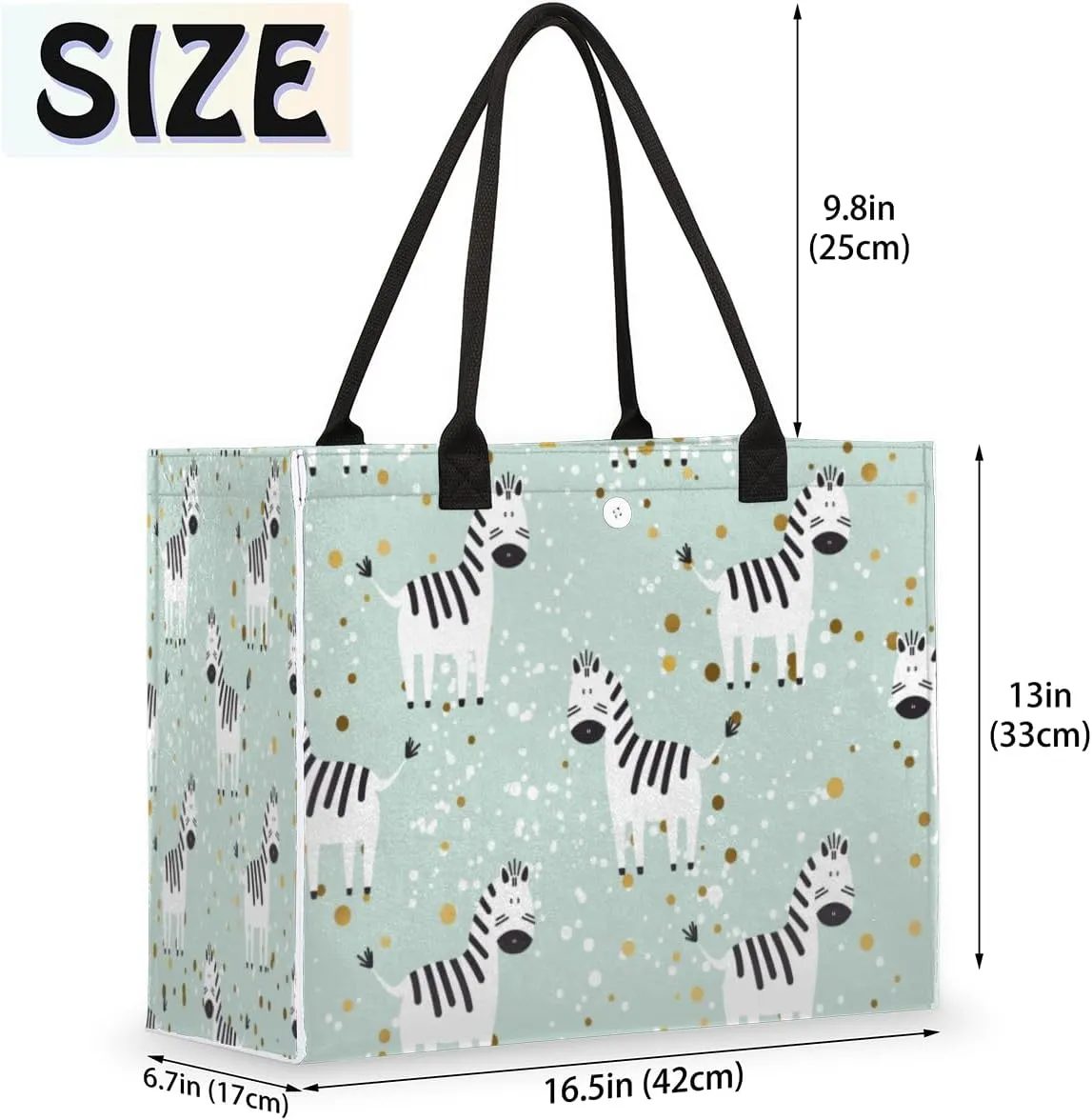 QsirBC Trees Design Decor Tote Bag for Women Shoulder Bags with Pockets Handbags Purses Large Totes