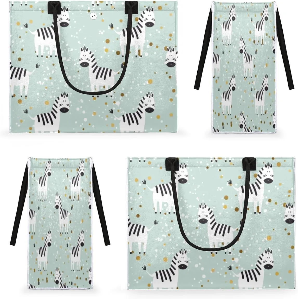 QsirBC Trees Design Decor Tote Bag for Women Shoulder Bags with Pockets Handbags Purses Large Totes