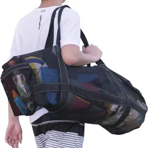 Quick Dry Mesh Scuba Diving Duffel Bag,Breathable Drain Design,Heavy Duty Mesh Carryall for Beach, Pool,Diving Travel