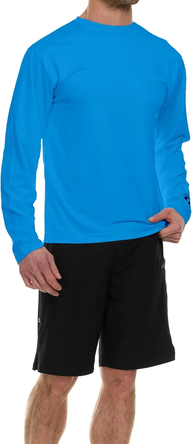 Quiksilver Rash Guard for Men UPF 50  Big and Tall Swim Long & Short Sleeve Shirt