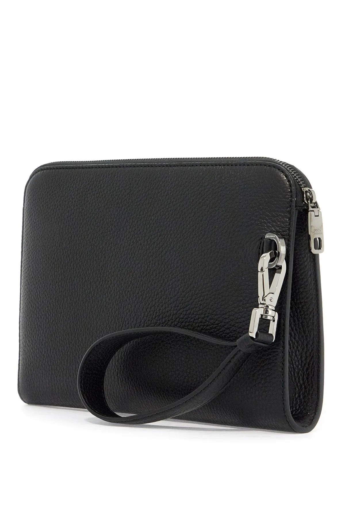 "embossed leather media pouch