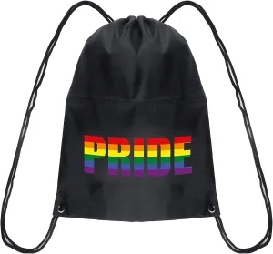 Rainbow Pride Drawstring Bag