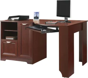 Realspace® Magellan 60"W Corner Computer Desk, Classic Cherry