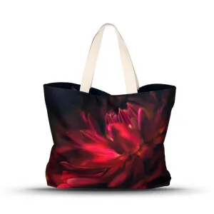 Red Dahlia (Red Velvet) Market Tote