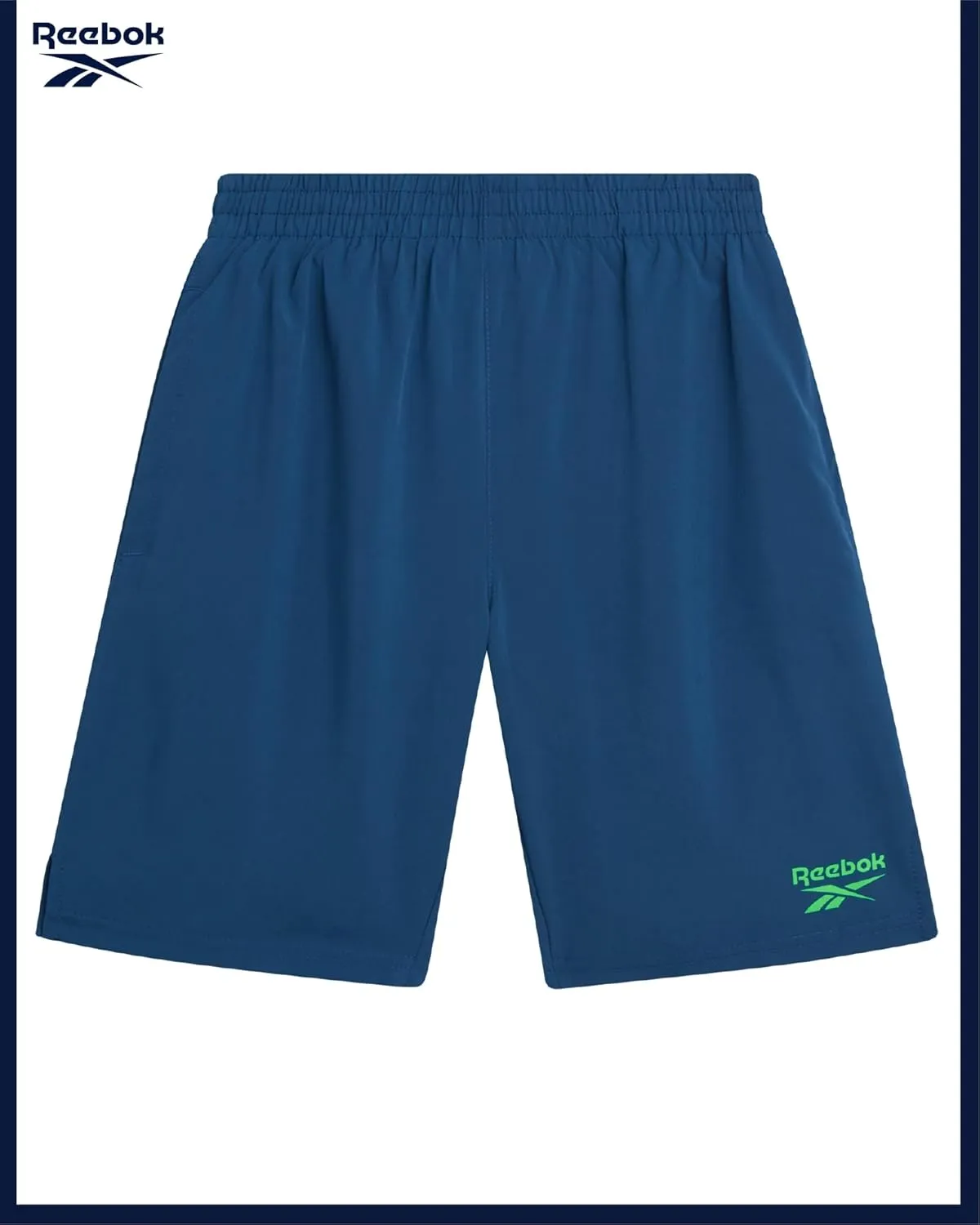 Reebok Boys Athletic Shorts Set - 2 Piece Summer Clothes Outfit with Graphic Tee and Gym Shorts with Inner Compression Lining