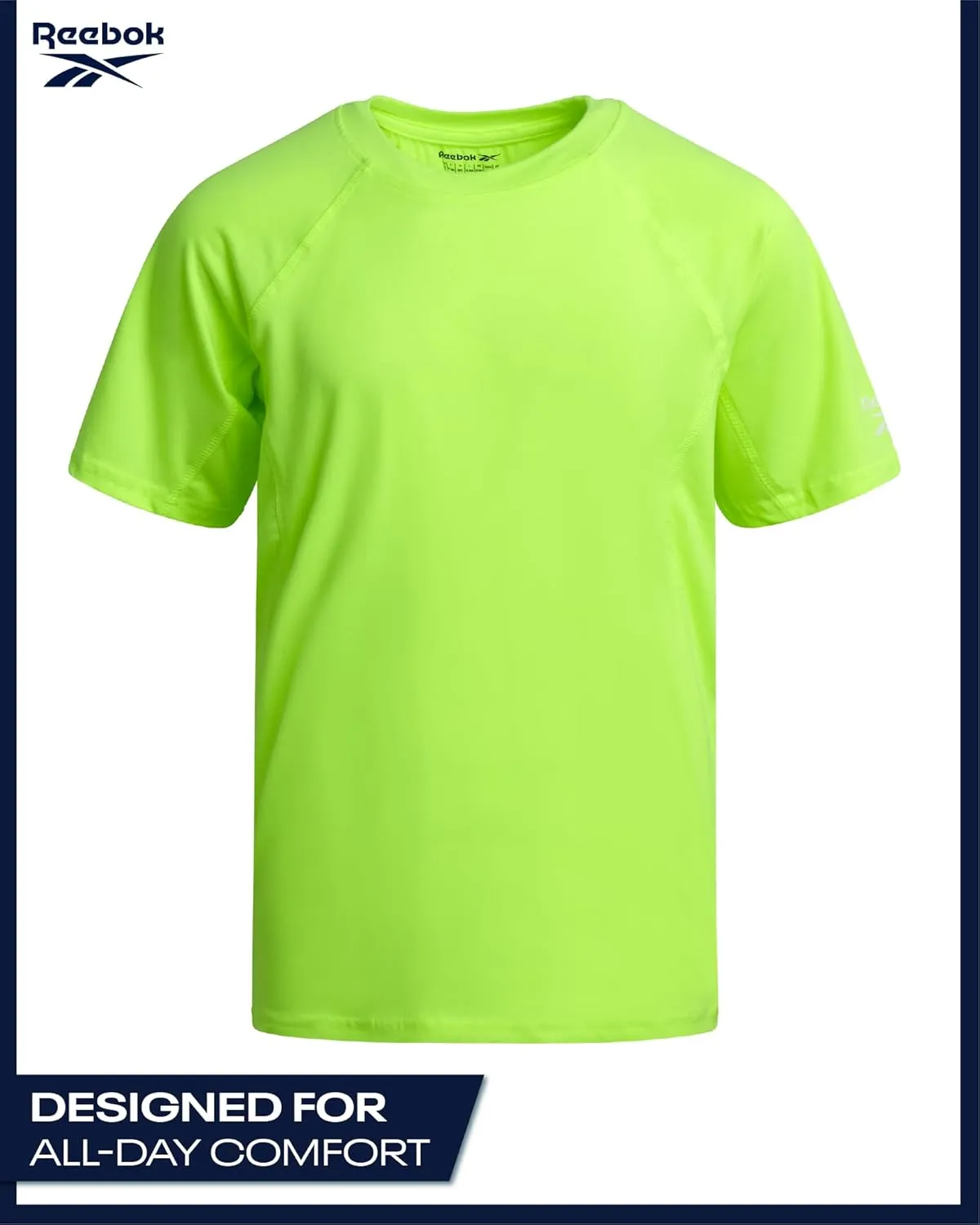 Reebok Boys Athletic Shorts Set - 2 Piece Summer Clothes Outfit with Graphic Tee and Gym Shorts with Inner Compression Lining