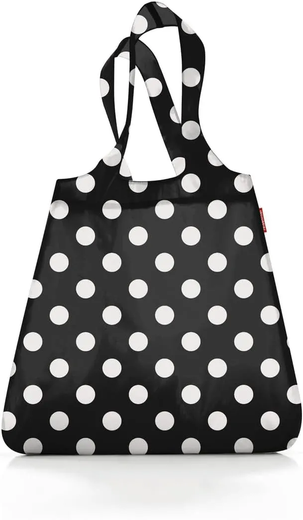 reisenthel mini maxi shopper dots white - foldable shopping bag with attractive design