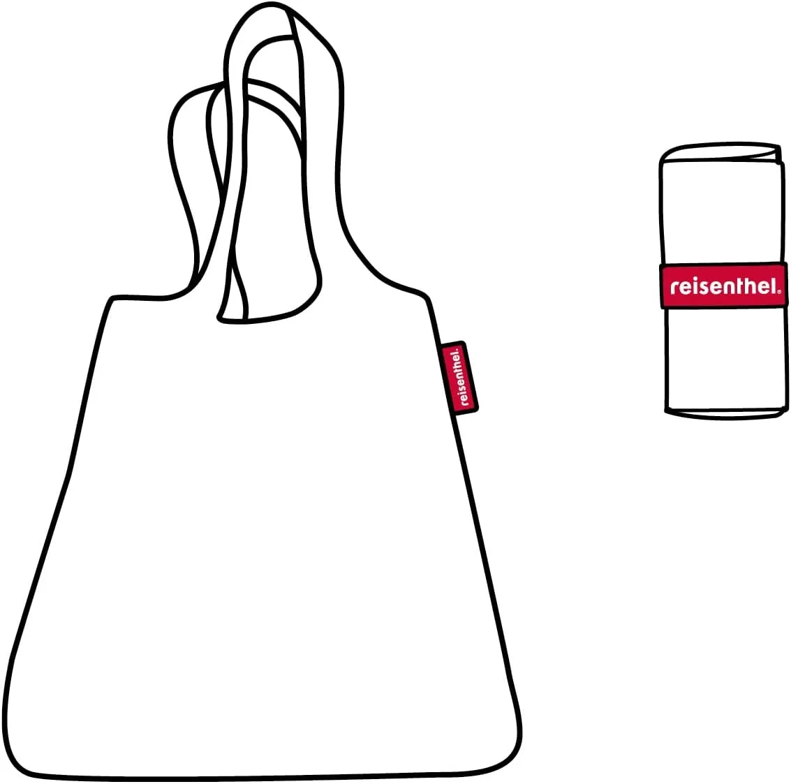 reisenthel mini maxi shopper leo macchiato - foldable shopping bag with attractive design