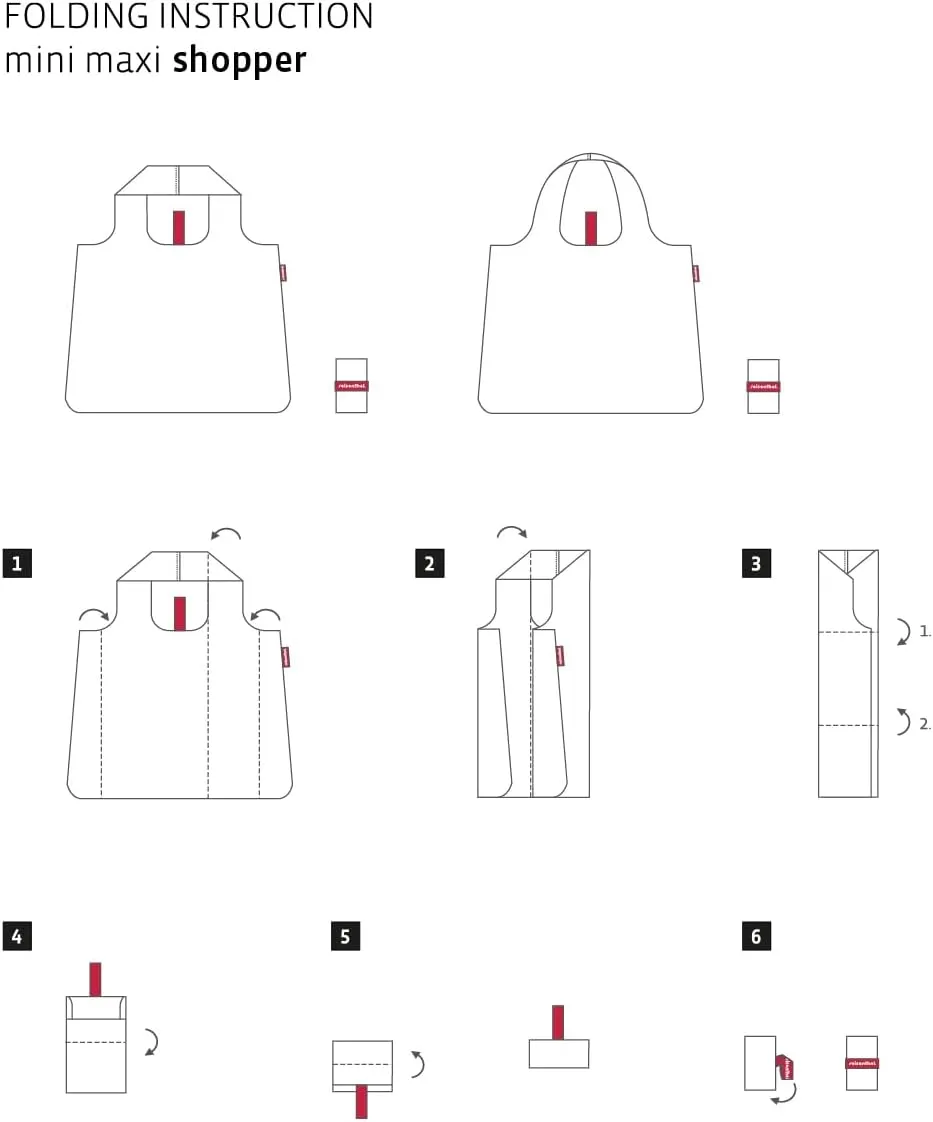 reisenthel mini maxi shopper leo macchiato - foldable shopping bag with attractive design