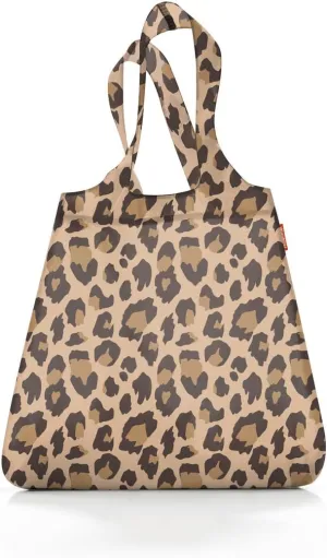 reisenthel mini maxi shopper leo macchiato - foldable shopping bag with attractive design