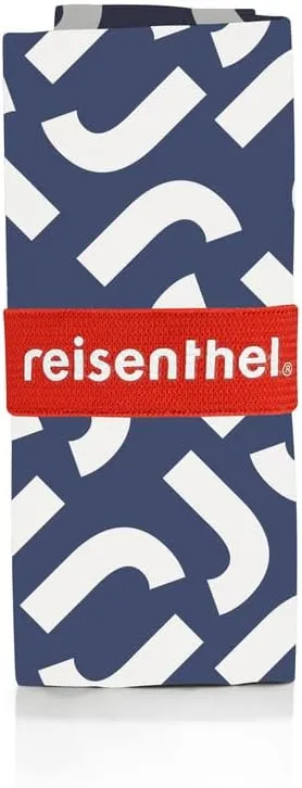 reisenthel mini maxi shopper signature navy - foldable shopping bag with attractive design - water repellent