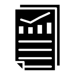 Report Glyph Icon