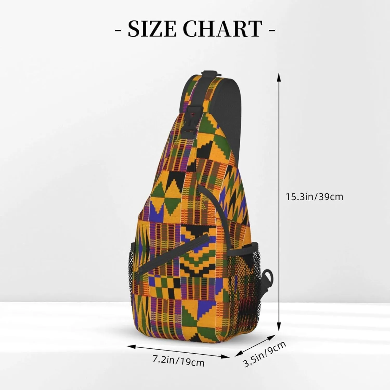 Retro African Tribe Sling Backpack African Multipurpose Crossbody Chest Bag Shoulder Bag Travel Hiking Daypack Bag