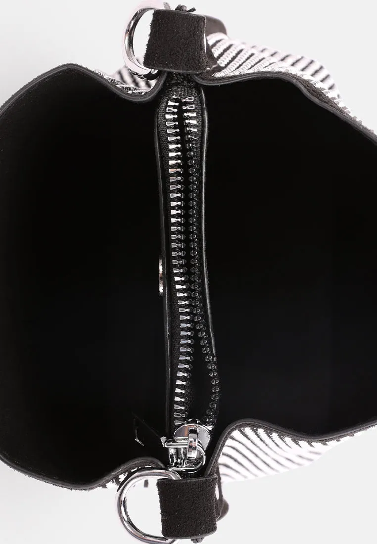 Rhinestone Embellished Crossbody Sling Bag