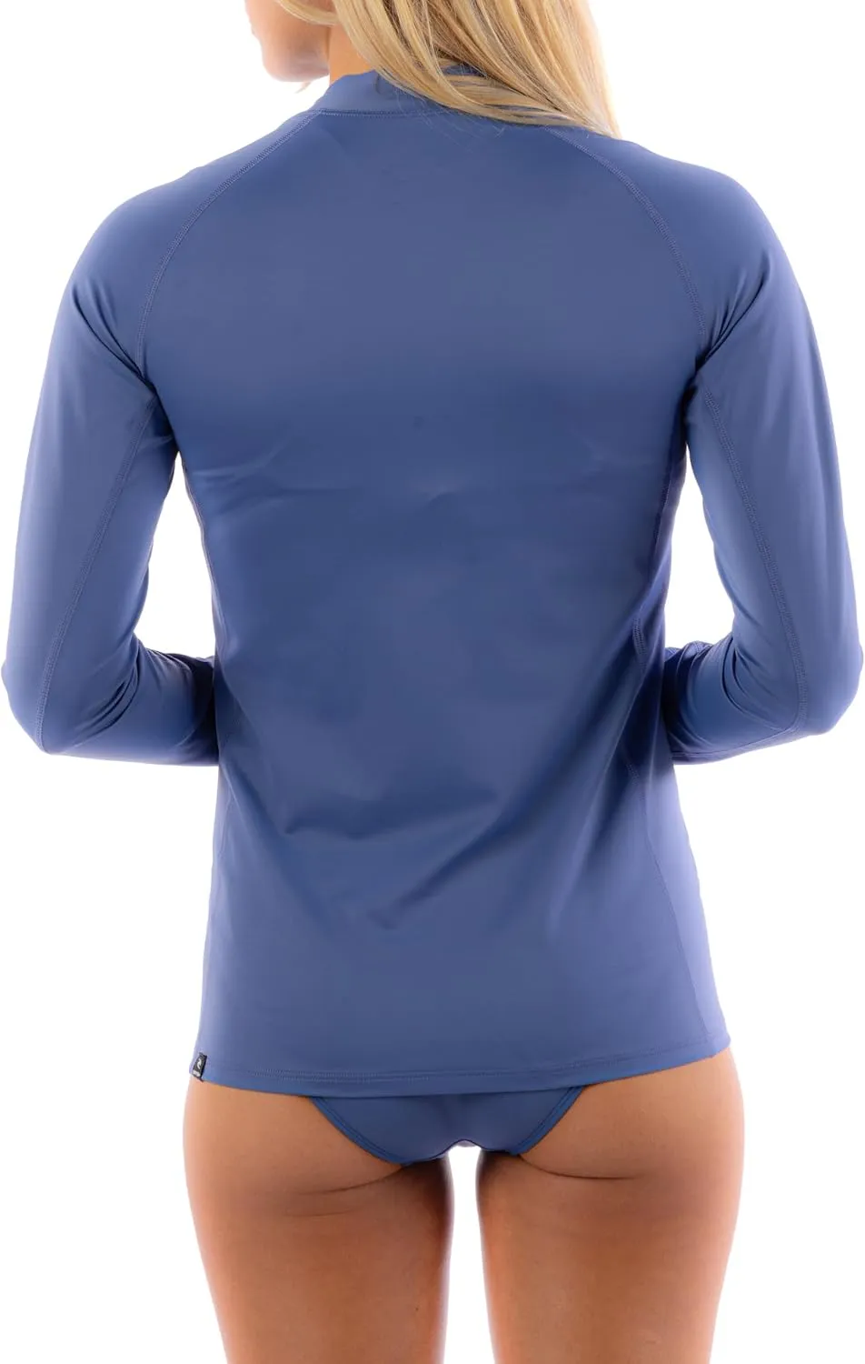 Rip Curl Women's Long Sleeve Zip-up Rashguard with UPF 50  Sun Protection-Quick Dry, Moisture-Wicking Swim Shirt