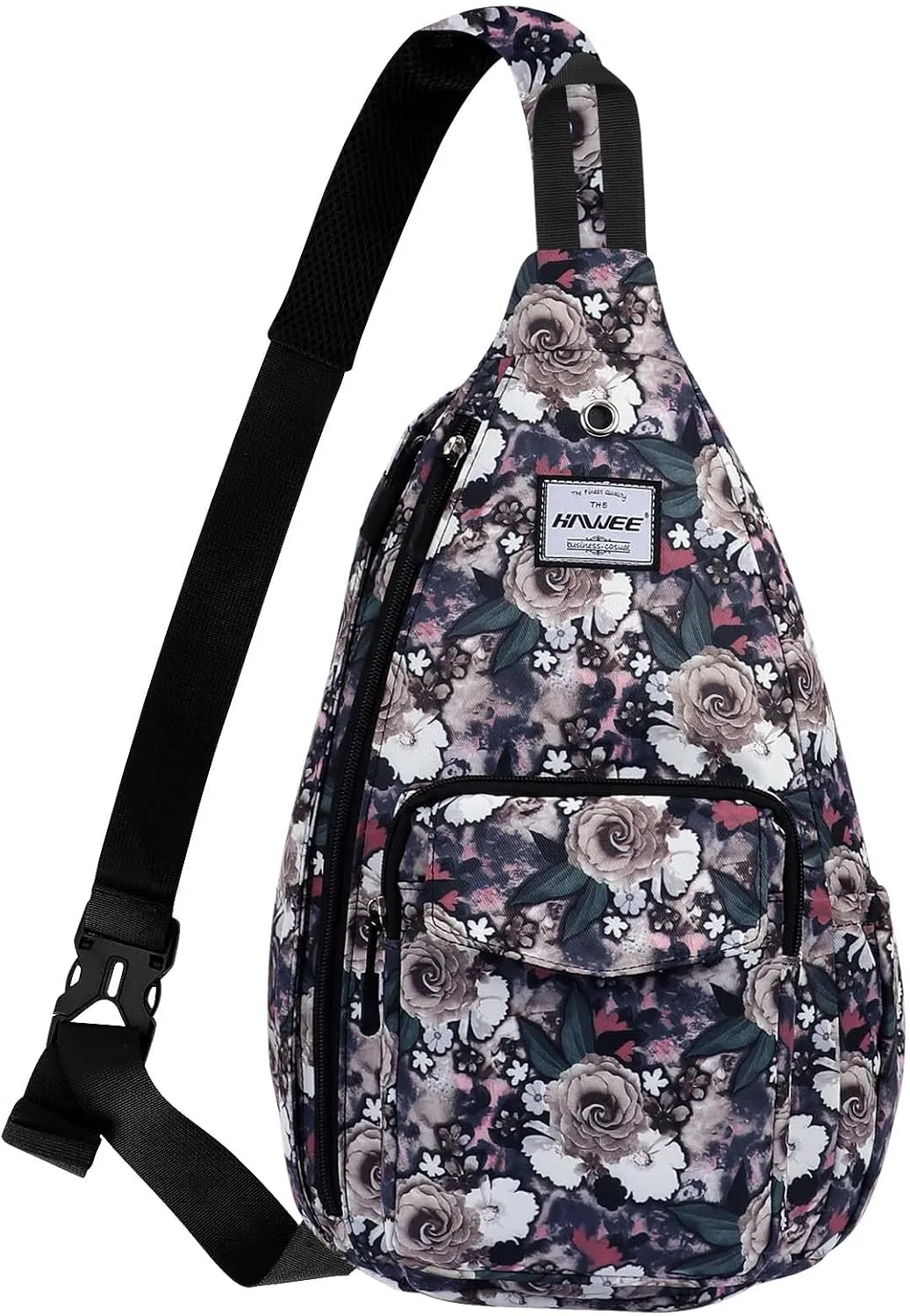 Rope Sling Bag for Women Men Casual Cross Body Daypack Backpack Adjustable Strap Water Repellent for Travel/Sport