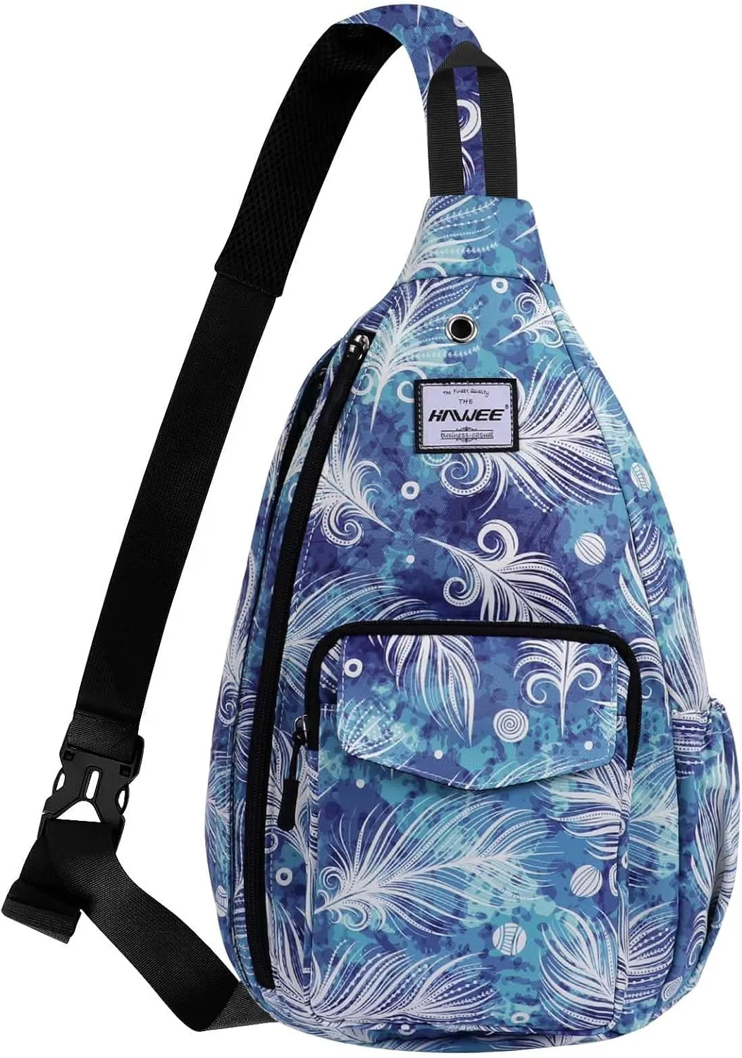 Rope Sling Bag for Women Men Casual Cross Body Daypack Backpack Adjustable Strap Water Repellent for Travel/Sport