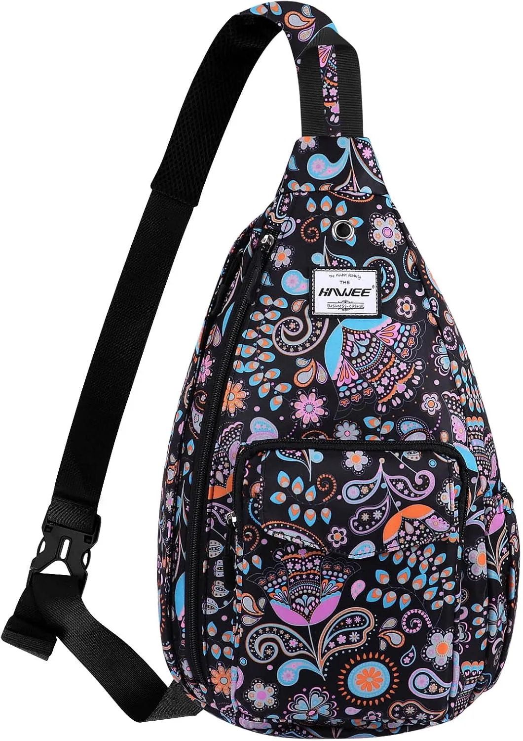 Rope Sling Bag for Women Men Casual Cross Body Daypack Backpack Adjustable Strap Water Repellent for Travel/Sport