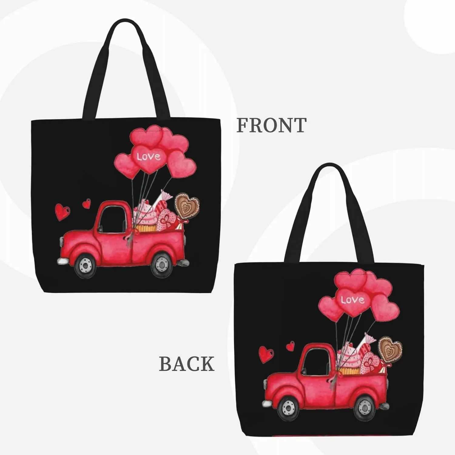 Rose Gold Glitter Print Tote Bag Casual Shoulder Bag Handbag Reusable Shopping Travel Bag Gifts For Women