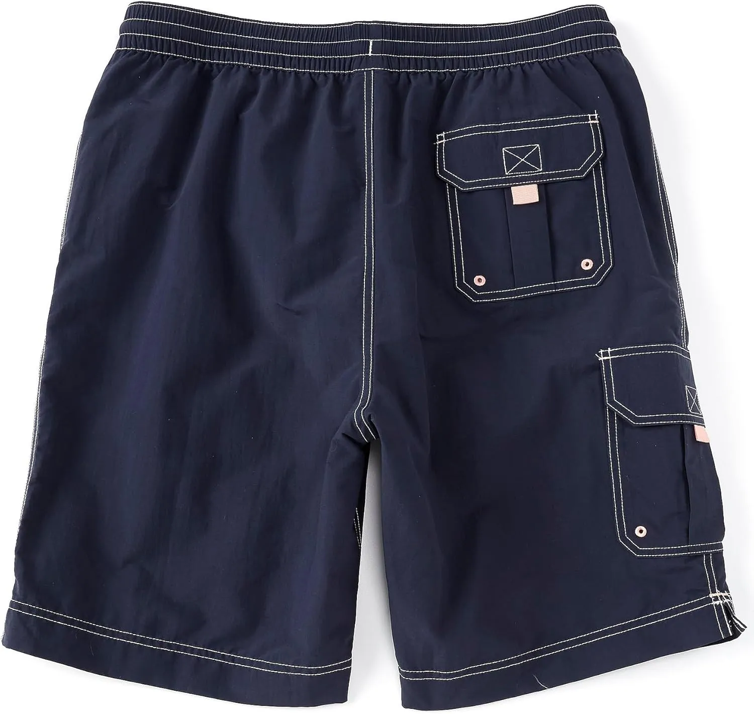 Roundtree & Yorke Men's Big & Tall Cargo Pocket Swim Trunks