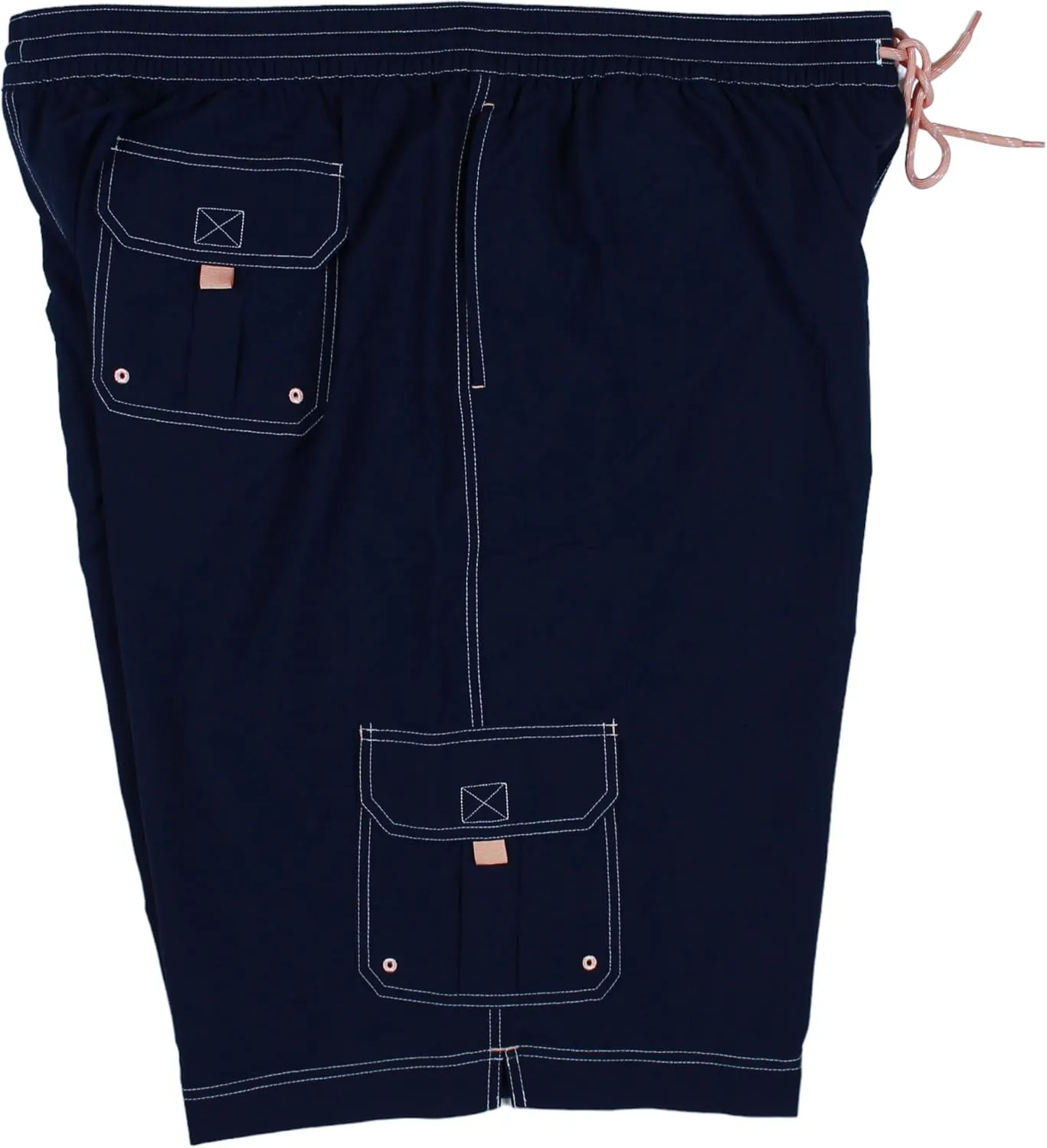 Roundtree & Yorke Men's Big & Tall Cargo Pocket Swim Trunks
