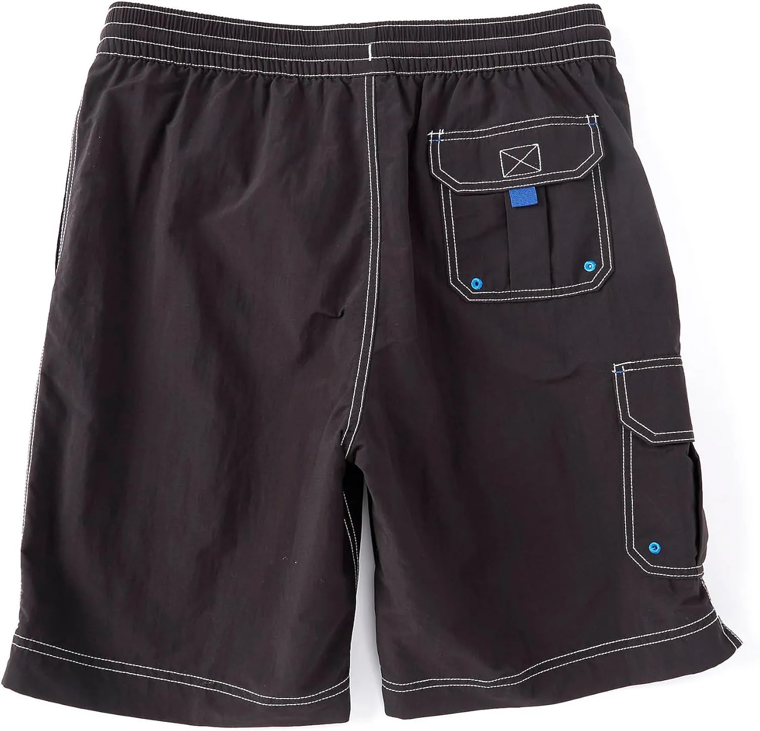 Roundtree & Yorke Men's Big & Tall Cargo Pocket Swim Trunks
