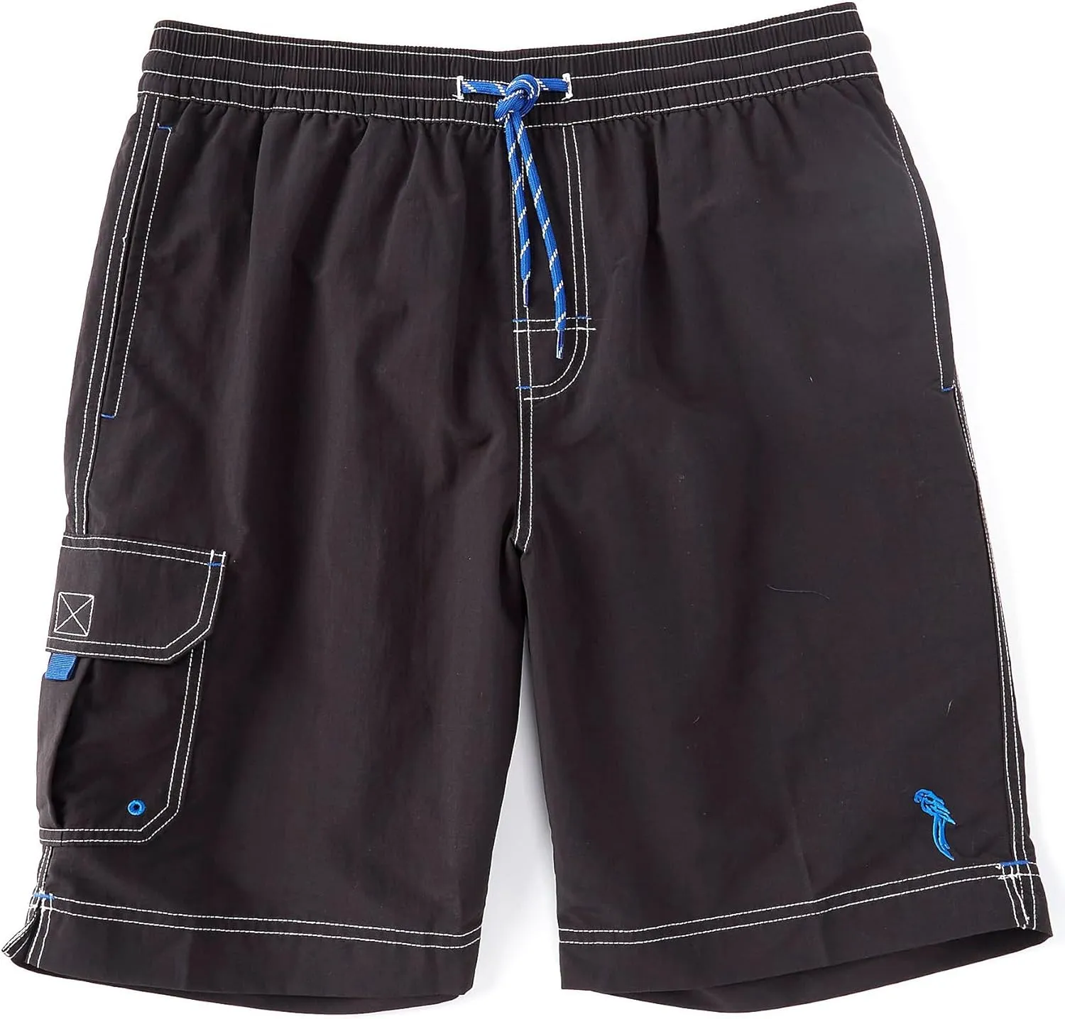 Roundtree & Yorke Men's Big & Tall Cargo Pocket Swim Trunks