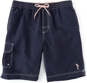 Roundtree & Yorke Men's Big & Tall Cargo Pocket Swim Trunks