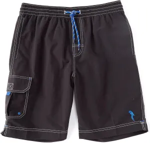 Roundtree & Yorke Men's Big & Tall Cargo Pocket Swim Trunks