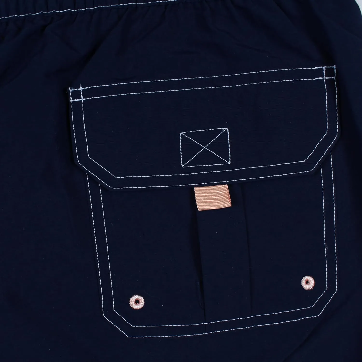 Roundtree & Yorke Men's Big & Tall Cargo Pocket Swim Trunks