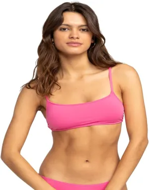 Roxy Women's Bikini 2 Piece Bralette Bathing Suit, Removable Pads-Swimsuit Top with Adjustable Straps (XS-XXL)